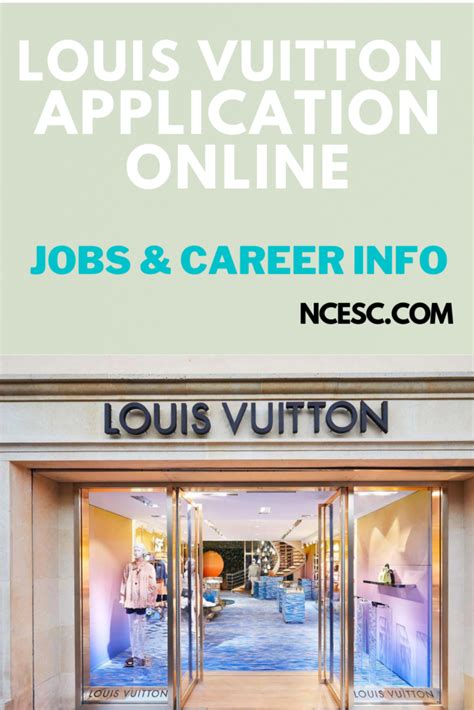 lavorare da louis vuitton|louis vuitton career path.